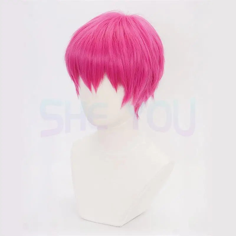 Anime The Disastrous Life Of Saiki K. Cosplay Props Saiki Kusuo Wig Hairpins Glasses Green Lens Sunglasses Costume Accessorie
