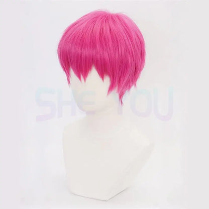 Anime The Disastrous Life Of Saiki K. Cosplay Props Saiki Kusuo Wig Hairpins Glasses Green Lens Sunglasses Costume Accessorie
