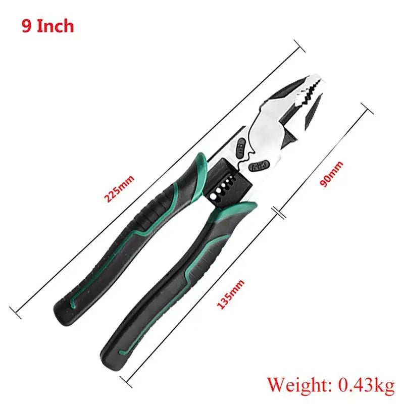 Universal Multifunctional Diagonal Pliers Needle Nose Pliers Hardware Tools Universal Wire Cutters Electrician Wire Pliers - 