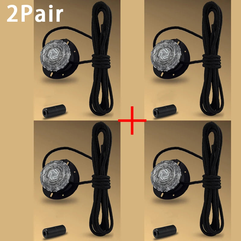 Fashion Swivel Buckle Laces Automatic Shoelace Without ties Kids Adult Sneakers No Tie Shoe laces Shoe accessories 1Pair/2Pai