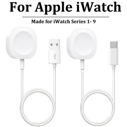 New Magnetic Wireless Charger for Apple Watch Series 9 8 7 6 5 4 SE Fast Charging Cable USB Type C for iWatch Series 6 3 5 3 