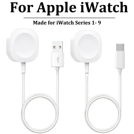 New Magnetic Wireless Charger for Apple Watch Series 9 8 7 6 5 4 SE Fast Charging Cable USB Type C for iWatch Series 6 3 5 3 