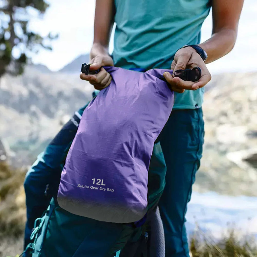 Ultralight Dry Sack Waterproof Dry Bag Outdoors Stuff Sacks for Camping Hiking Kayaking 3L/5L/12L/20L/35L