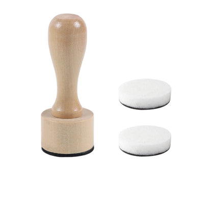 Mini Distress Stamping Tools For Card Making Pad Ink Sanding Disks Medium-Grit Sandpaper For Scrapbooking Craft Card - Wood c