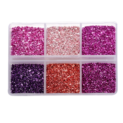 30g/Box Crushed Glass Stones Resin Filling Irregular Broken Stone for DIY Epoxy Resin Mold Crafts Nail Art Decoration Materia
