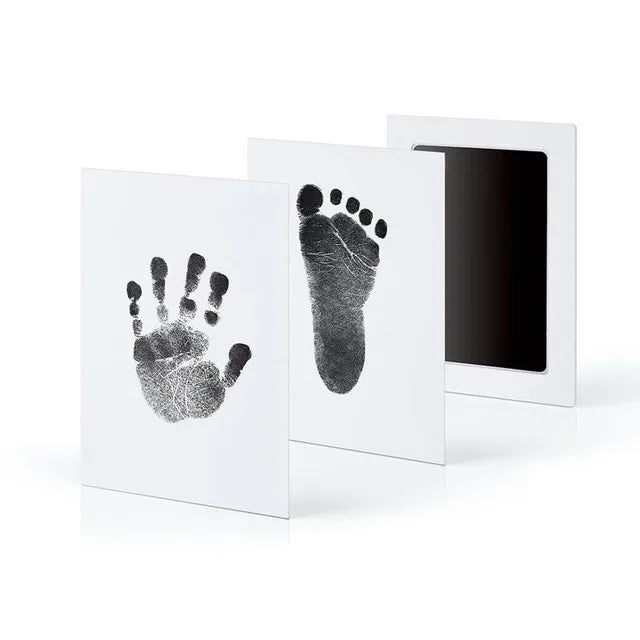 Newborn Baby DIY Hand And Footprint Kit Ink Pads Photo Frame Handprint Toddlers Souvenir Accessories Safe Clean Baby Shower G