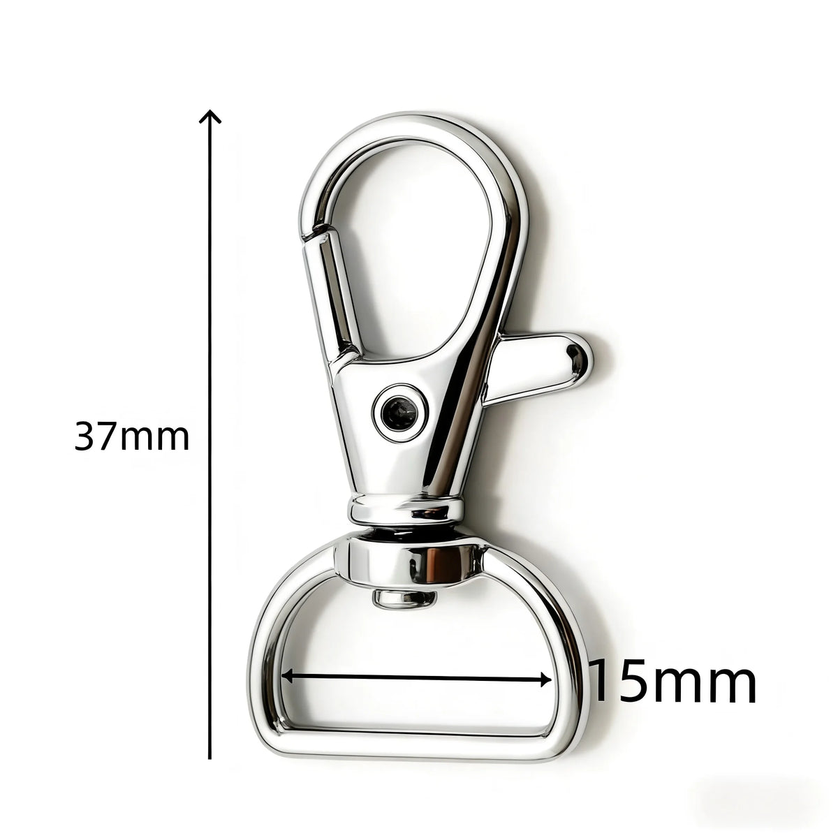 5/20/50/100 PCS Swivel Clasps Lanyard Snap Hooks Key Chain Clip Hook Metal Lobster Claw Clasp for Keychain Hardware Accessori