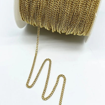 2yards Golded/silvered/Bronze/Black Plated Necklace Chain for Jewelry Making Findings DIY Necklace Chains Materials Handmade