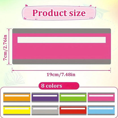 Colorful Reading Guide Strips - Ideal for Classroom and Home Use, Enhances Reading Comprehension, Classroom Reading Aid
