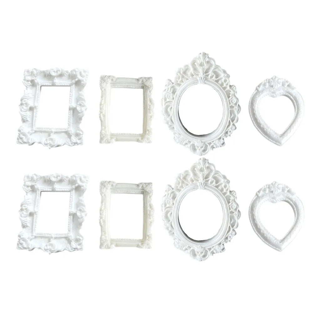 Vintage Resin DIY Shadow Box Frame Gold DIY Memory Display Frames Mini Photo Frames Gifts