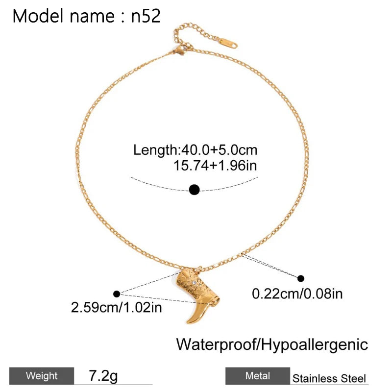 2026 Vintage Necklace On Neck Chain Women's Jewelry Accessories For Girls Clothing Aesthetic Gifts Fashion Pendant - gold n52