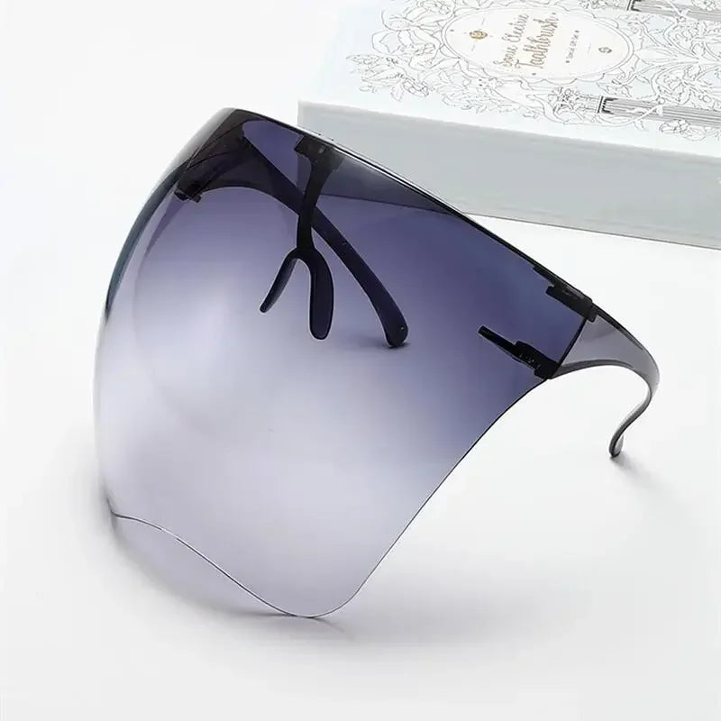 Full Face Sunglasses Mask Women Men Protective Faceshield Glasses Goggles Covered Spherical Lens Anti-Spray Cycling Sunglasse