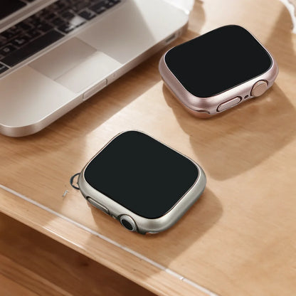 Tempered Glass+Case For Apple Watch 38mm 40mm 41mm 42mm 44mm 45mm 46mm Screen Protector Protective Cover iWatch 10 8 7 9 6 SE