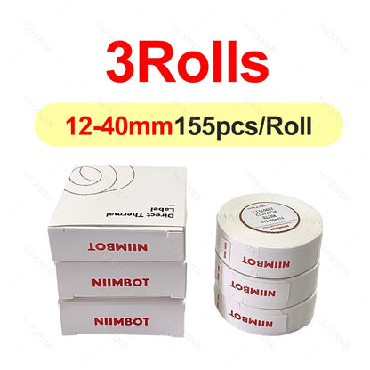 Niimbot D11 D110 D101 Label Printer Sticker Waterproof Anti-Oil Price Tape Scratch-Resistant Label Maker Adhesive Paper Rolls