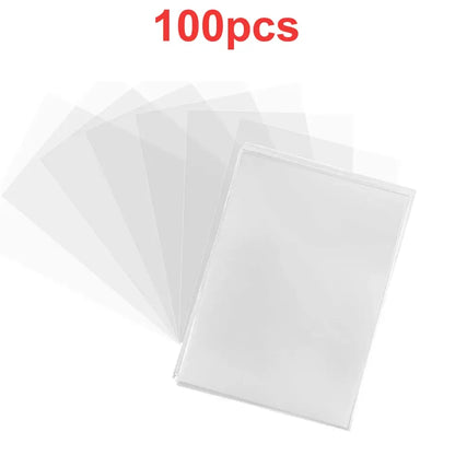 300/100Pcs 66*91mm Card Sleeves Collect Cards Storage Toy For Italian Brainrot Trading Card Clear Film Card Holder Protectors
