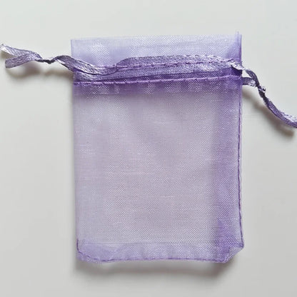 25/50/100pcs Organza Gift Bag Multicolor Drawstring Pouches For Candy Jewelry Bag Packing Wedding Gift Bags Organza Bag - Lig