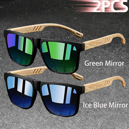 Fashion Vintage Square Square Frame Sunglasses Men Women Fishing Driving Man Designer Sun Glasses Eyewear