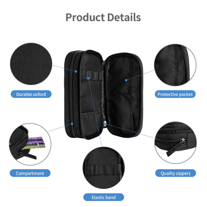 Triple T 67 Meme Tung Tung Tung Sahur Speed Face Pencil Case Pencilcases Pen Box Big Capacity Bag Zipper Stationery