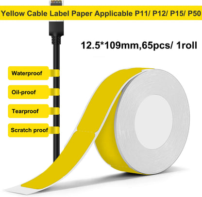 Marklife P15 Label Stickers Thermal Label Tape Paper For Mini Thermal Printer Self-adhesive Paper Roll For D30 P12 Q30 Printe