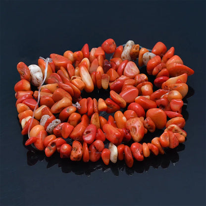 16 inch Natural Stone Beads Chips Beads 5-8mm Irregular Crystal Agate Gravel Beads Diy Bracelet For Jewelly HK058 - Porites C