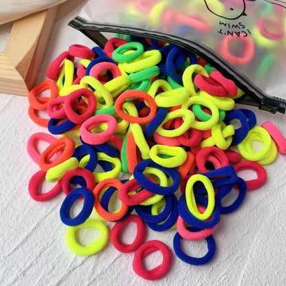 20/50pcs Kids Elastic Hair Bands Girls Sweets Scrunchie Rubber Band for Children Hair Ties Clips Headband Baby Hair Accessori