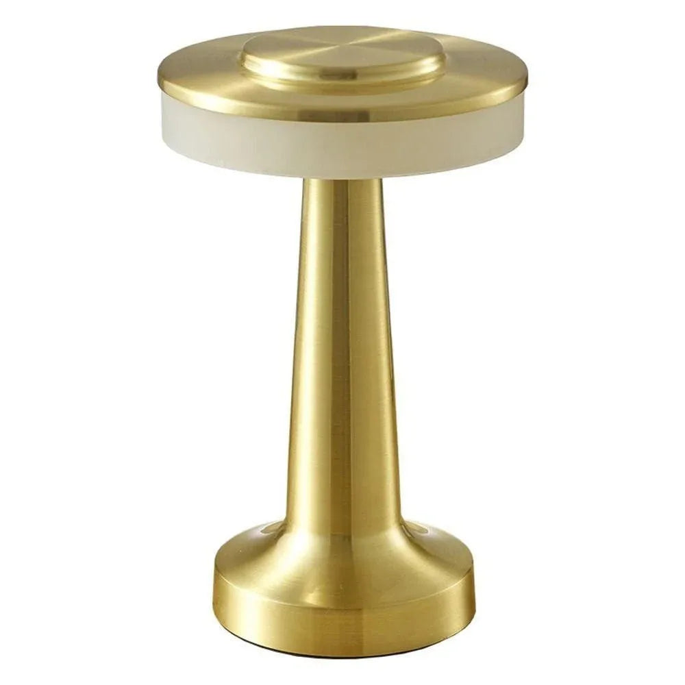 UFO Table Lamp Metal Touch Decor for Bar Coffee Table Restaurant Decoration Light Desk LED Rechargeable Night Lights Bedroom 