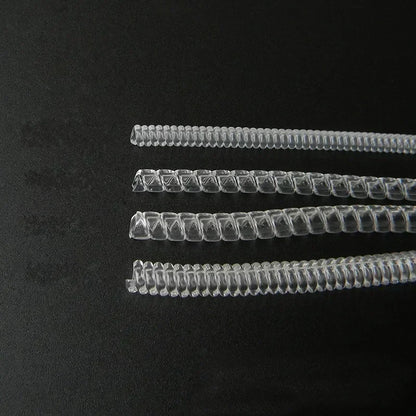 12pcs/Set Ring Size Reducer Tools Spiral Spring Based Rings Adjust Invisible Transparent Tightener Resizing Tool Jewelry Guar