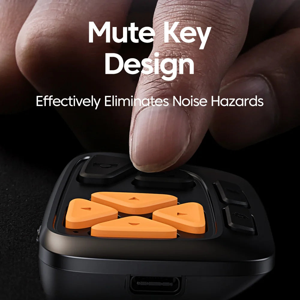 Mute Button Remote Page Turner Wireless Bluetooth Remote Control Page Turner Camera Photo Video Clicker Remote for Android iO