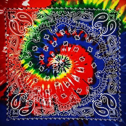 New Fashion Hip Hop 100% Cotton Bandana Square Scarf 55cm*55cm Black Red Paisley Headband Printed For Women/Men/Boys/Girls - 