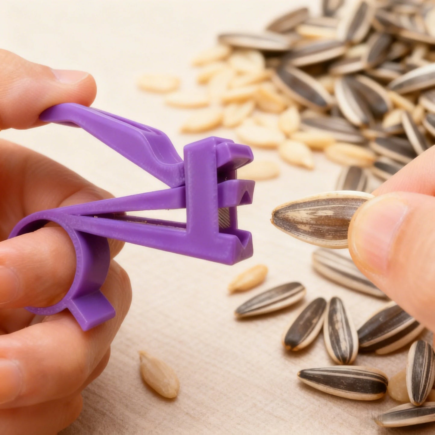 Nut & Seed Cracker - Effortless Shelling, Quick & Safe, Must-Have Kitchen Gadget