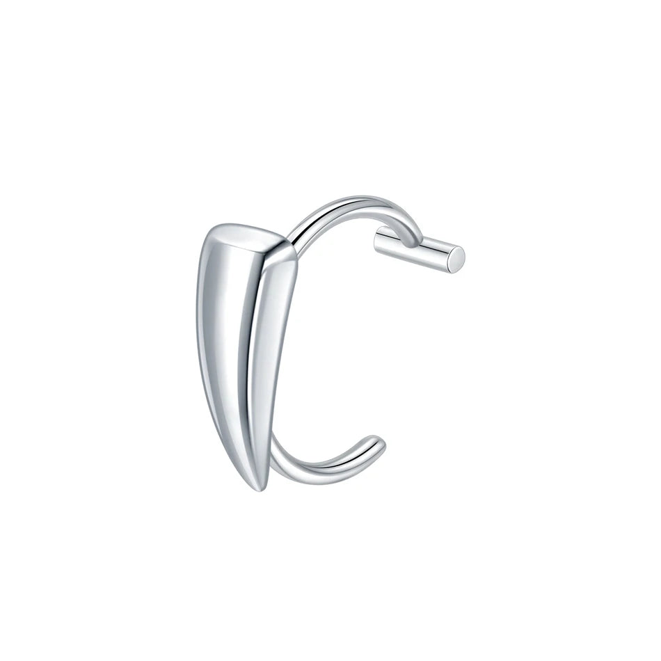 1PC Stainless Steel Fake Nose Ring Hoop Septum Rings Non-Pierced C Clip Lip Ring Earring Fake Nose Piercings Women Body Jewel
