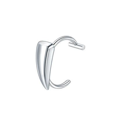 1PC Stainless Steel Fake Nose Ring Hoop Septum Rings Non-Pierced C Clip Lip Ring Earring Fake Nose Piercings Women Body Jewel