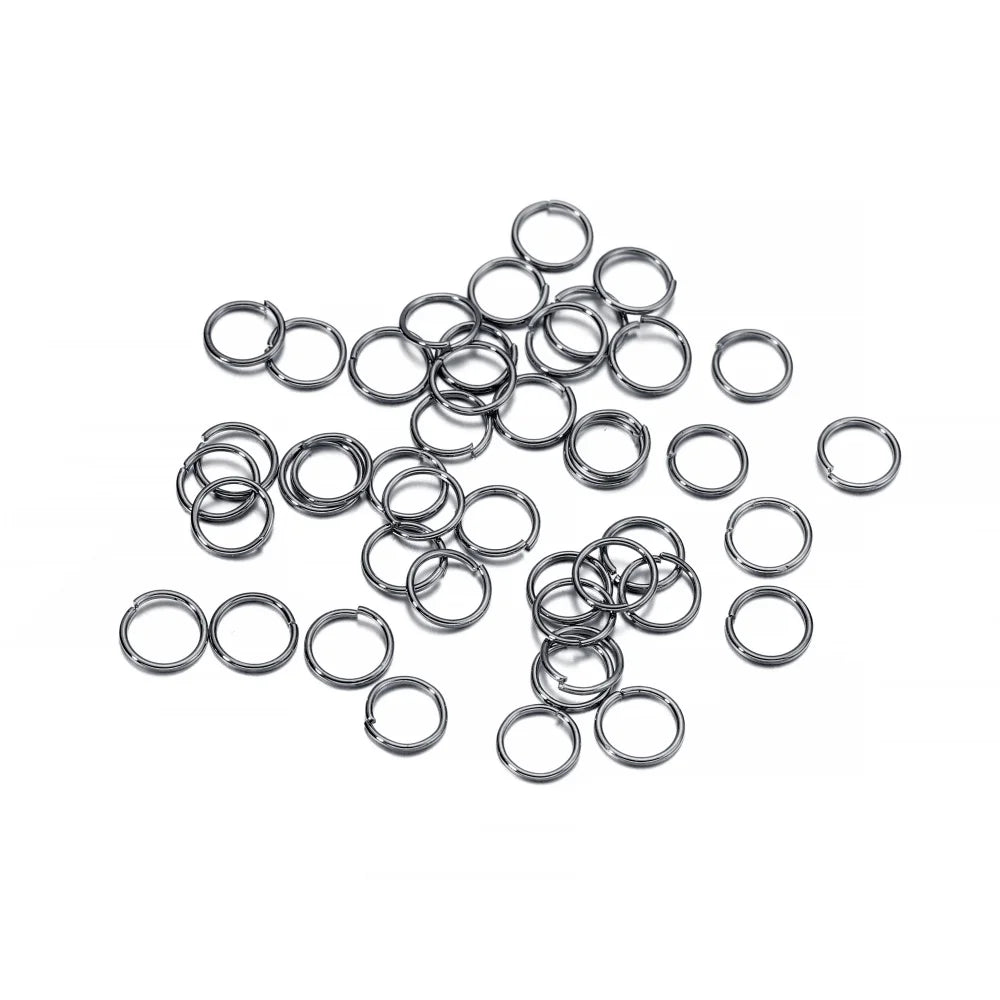 50-200pcs/lot 3-20 mm Jump Rings Split Rings Connectors For Diy Jewelry Finding Making Accessories Supplies