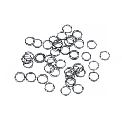 50-200pcs/lot 3-20 mm Jump Rings Split Rings Connectors For Diy Jewelry Finding Making Accessories Supplies