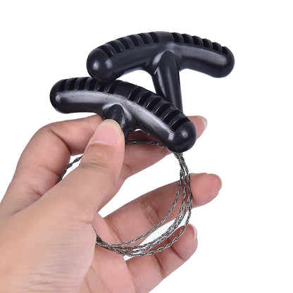 Manual Hand Steel Travel Tools Outdoor Camping Hiking Rope Chain Saw Practical Portable Emergency Survival Gear Steel Wire Ki