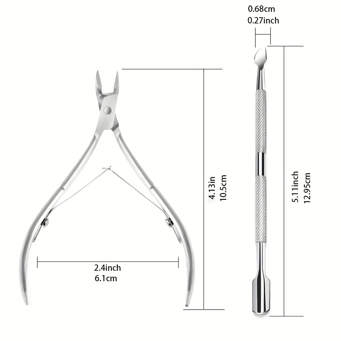 1/2/3pcs Nippers Nail Manicure Scissors Cuticle Clippers Trimmer Dead Skin Remover Pedicure Stainless Steel Cutters Tool Cuti