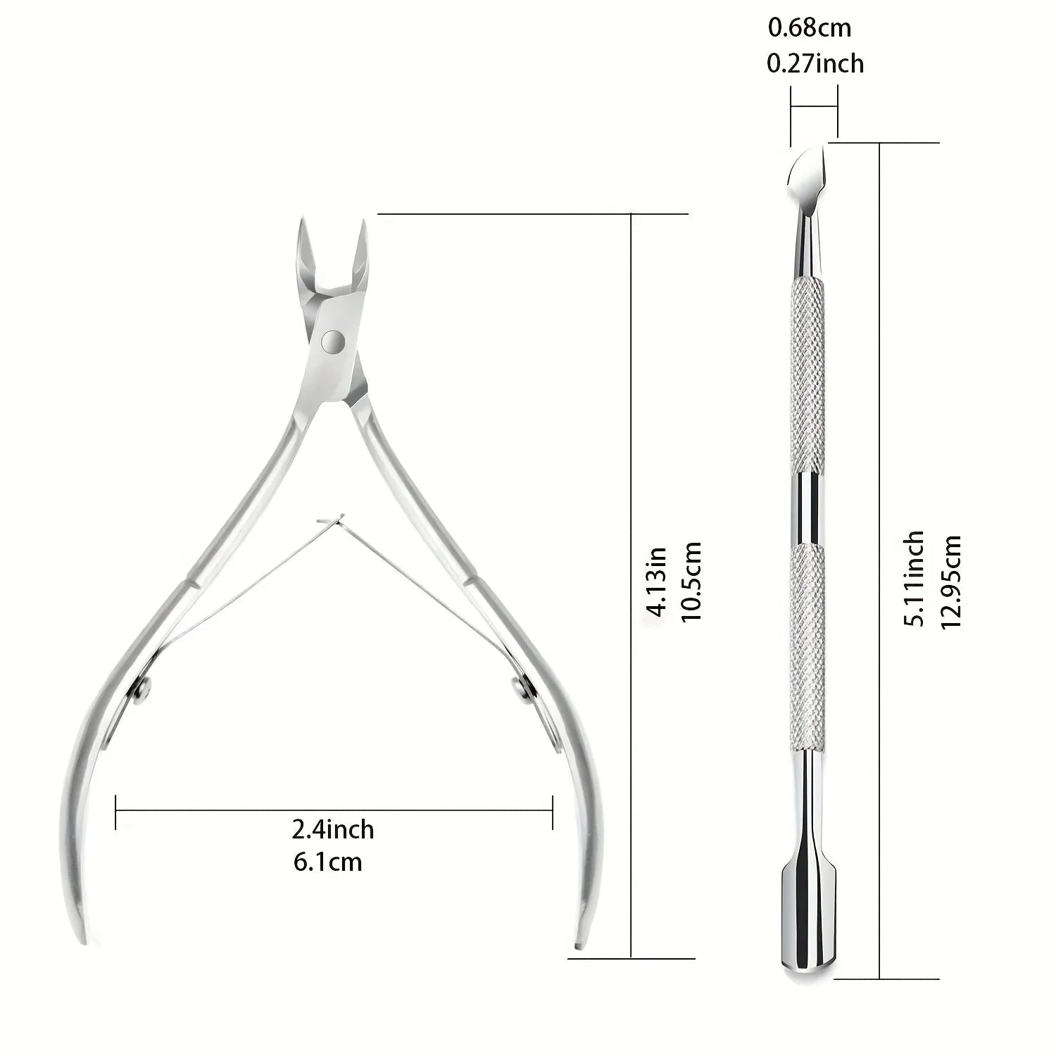 1/2/3pcs Nippers Nail Manicure Scissors Cuticle Clippers Trimmer Dead Skin Remover Pedicure Stainless Steel Cutters Tool Cuti