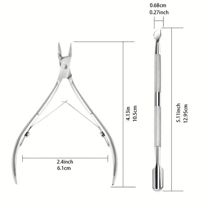 1/2/3pcs Nippers Nail Manicure Scissors Cuticle Clippers Trimmer Dead Skin Remover Pedicure Stainless Steel Cutters Tool Cuti