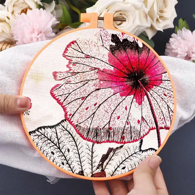Embroidery Hoop Cross-Stitch Frame Hoop Circle Embroidery Shed DIY Handmade Craft Sewing Needwork Supplies Tools 7.3-27cm