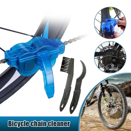 Chain Cleaner Cleaning Bicycle 3D Chain Brush Wash Tool Set MTB Bike Protection Oil Bike Chain for Mountain Cycling Accessori