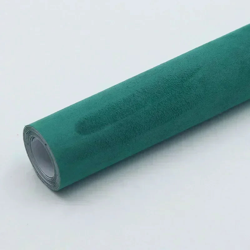 Self-Adhesive Suede Fabric Microfiber Luxurious Plush Car Interior Wrap Velvet Fabric for Jewelry Display Case Decor DIY Craf