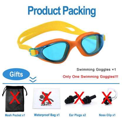 Unisex Adult Swimming Goggles – Anti-Fog Swim Glasses for Men & Women – Adjustable Silicone Waterproof Professional Swim Eyew