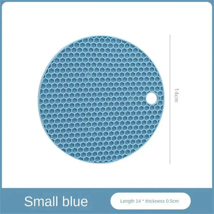 Table Mat Tool Multifunctional Kitchen Silicone Tableware Mat, Round Anti Slip Coffee Cup Coaster, Pot Holder