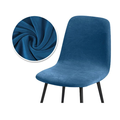 Higher Quality Velvet Chair Cover 1/2/4/6 pcs Stretchable Chair Cover For Dining Room 2 Type of Fabrics Chair Slipcover For H