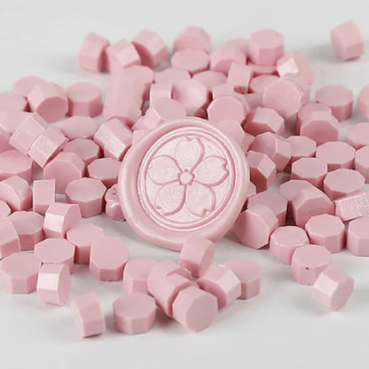 200 Pcs Wax Print Beads Wax Seal for Stamps Wax Lacquer for Seals Retro Sealing Gold Wedding Birthday Lacre for Card Making -
