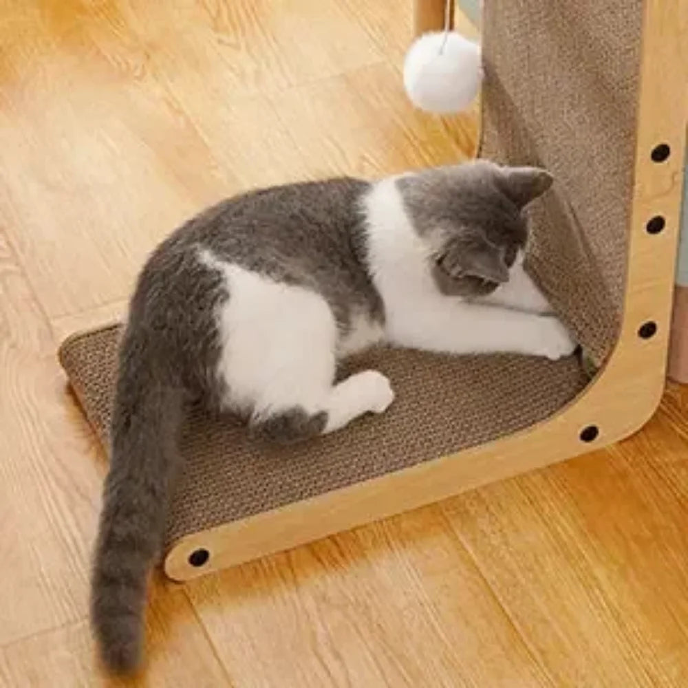 Scraper for Cats Cardboard Large/Small L-shape Wear-resistant Scratch-resistant Cat Scratching Post Cat Toy Pets Cat Accessor