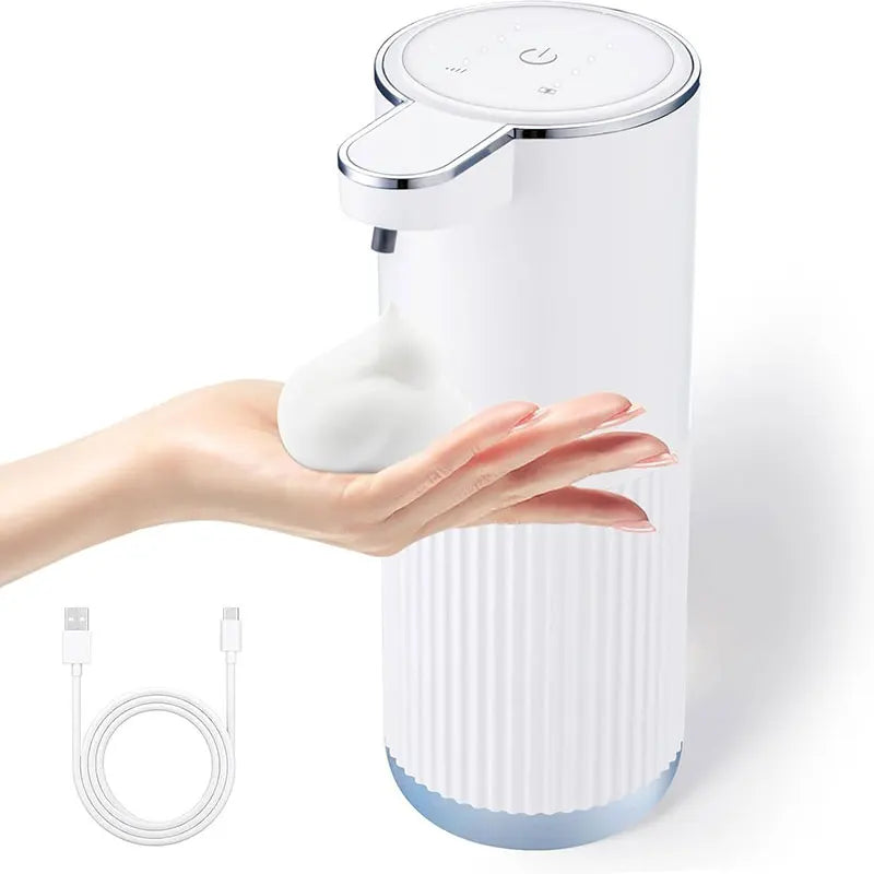 350ml Multifunctional Automatic Soap Dispenser Touchless Foam/Gel Dispenser 4 Level Wall Mount Hands Free Auto