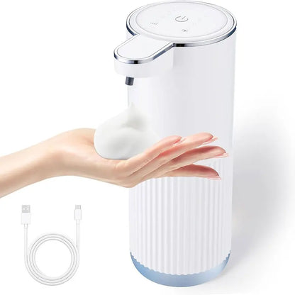 350ml Multifunctional Automatic Soap Dispenser Touchless Foam/Gel Dispenser 4 Level Wall Mount Hands Free Auto