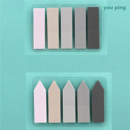 15 Types Color Self Adhesive Memo Pad Sticky Notes Bookmark Point It Marker Memo Sticker Paper Office School Supplies