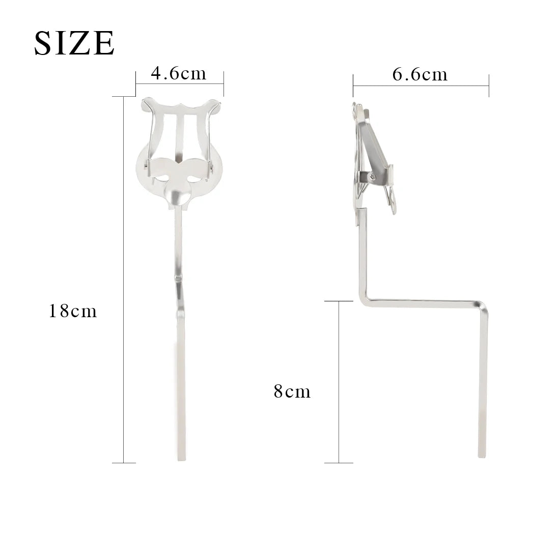 Music Stand Clarinet /Trumpet /Flute /Alto Saxophone Portable Marching Sheet Music Stands Musical Instruments Accessories